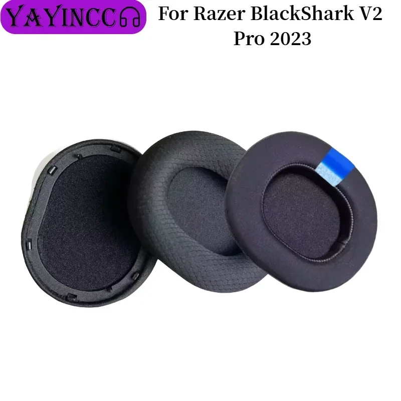 Replacement Ice gel ear pads For Razer BlackShark V2 Pro 2023 headphones, soft protein leather ear pads 12.02