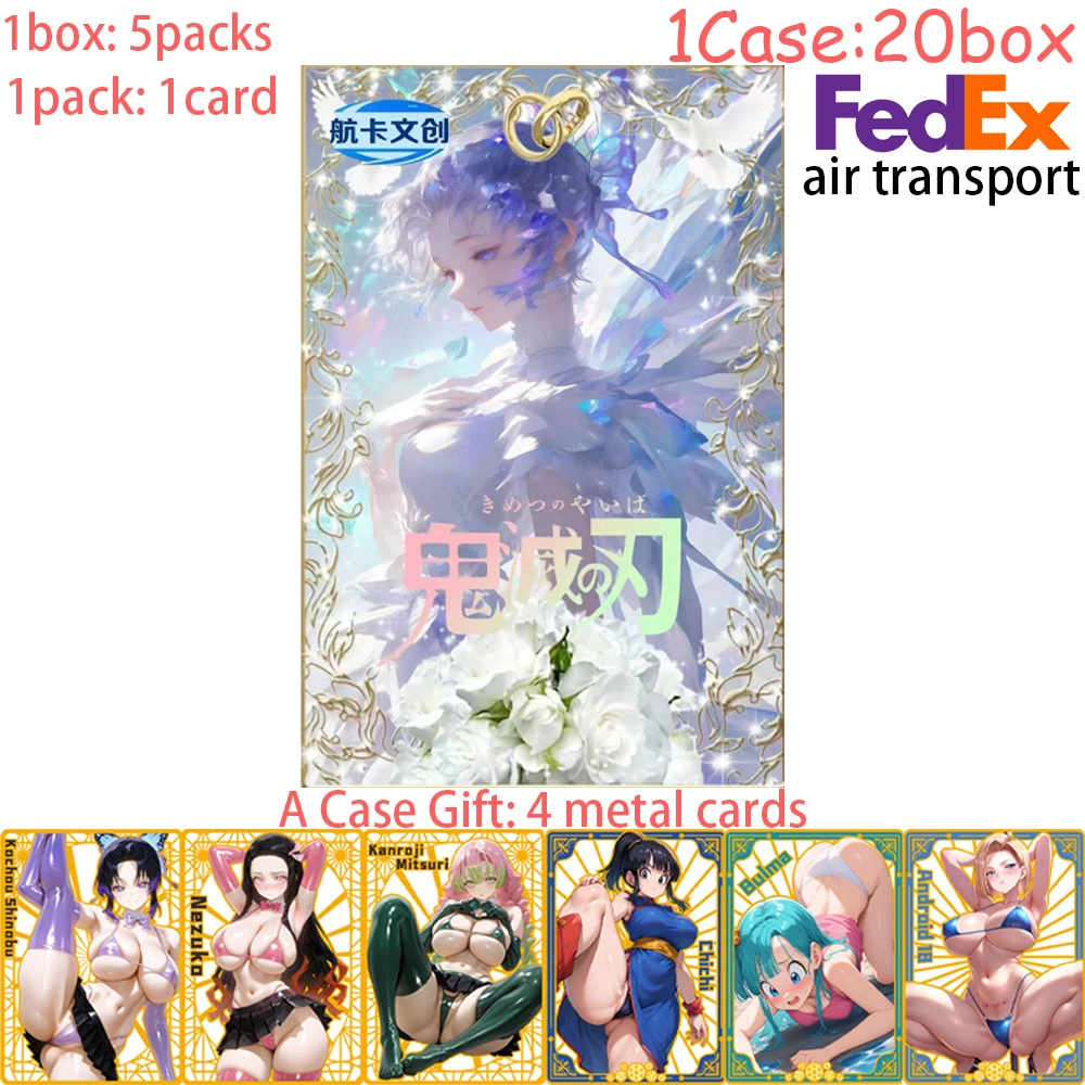 

2025New Demon Slayer card Anime Art Board Collection Blind Box