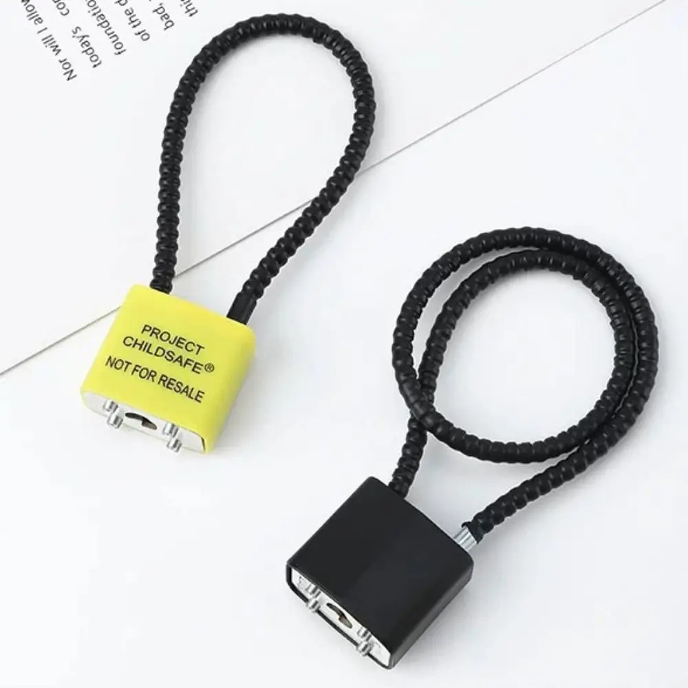 Durable Multifunctional Cable Lock Flexible Soft Padlock Waterproof Equipped with Keys Suitcase Lock Backpack