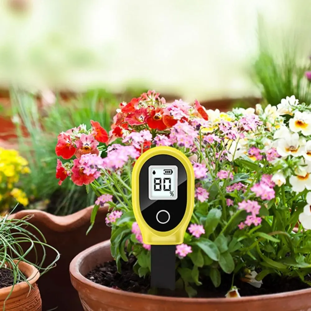 Simple Operation Digital Soil Water Content Analyzer Sensitive LCD Soil Moisture Meter Durable Accurate Moisture Sensor Indoor