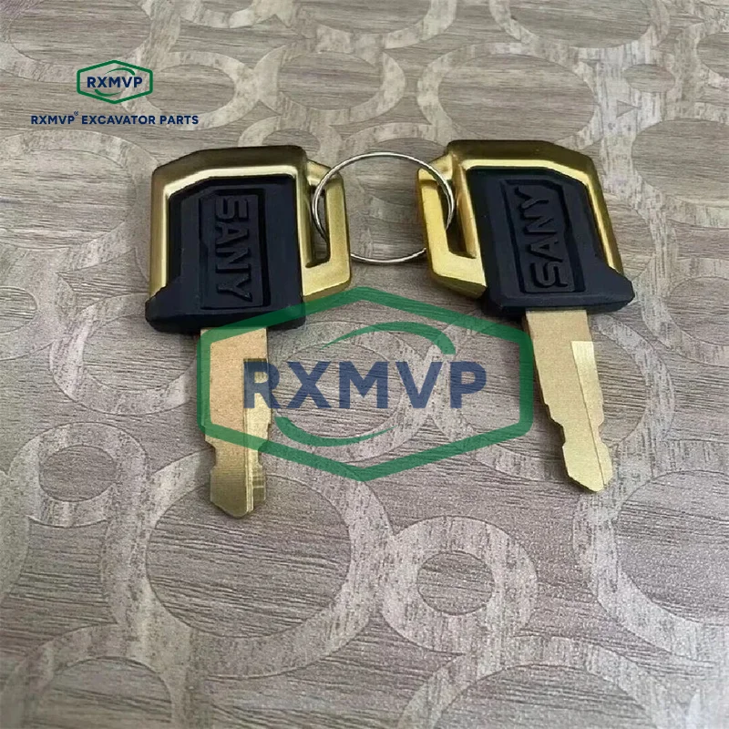 For  Sany 55 60 75 135 215 Excavator Original New Tuhao Gold Key Open Door Ignition RXMVP