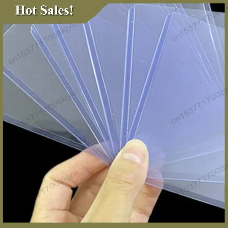 -A23G 50Pcs Holder Toploaders And Clear Sleeves For Collectible Trading Basketball Sports Cards 35PT Rigid Plastic