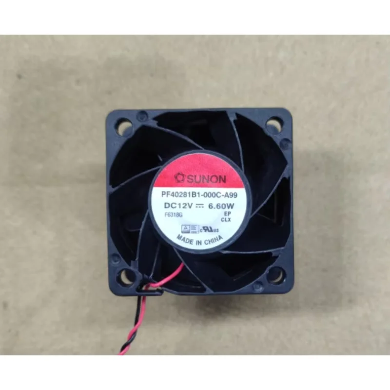 

SUNON PF40281B1-000C-A99 DC 12V 6.60W 40x40x28mm 2-Wire Server Cooling Fan