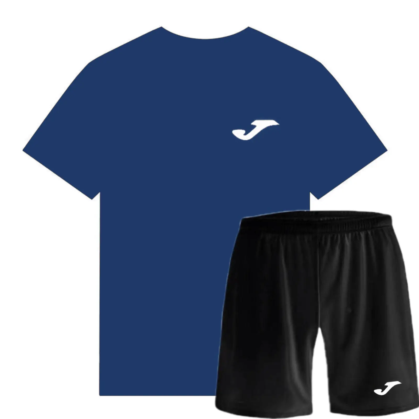 

2025 New Homer Sports Suit Running Basketball Football Crew Neck T-shirt Track and Field Sports Training Short-sleeved Shorts