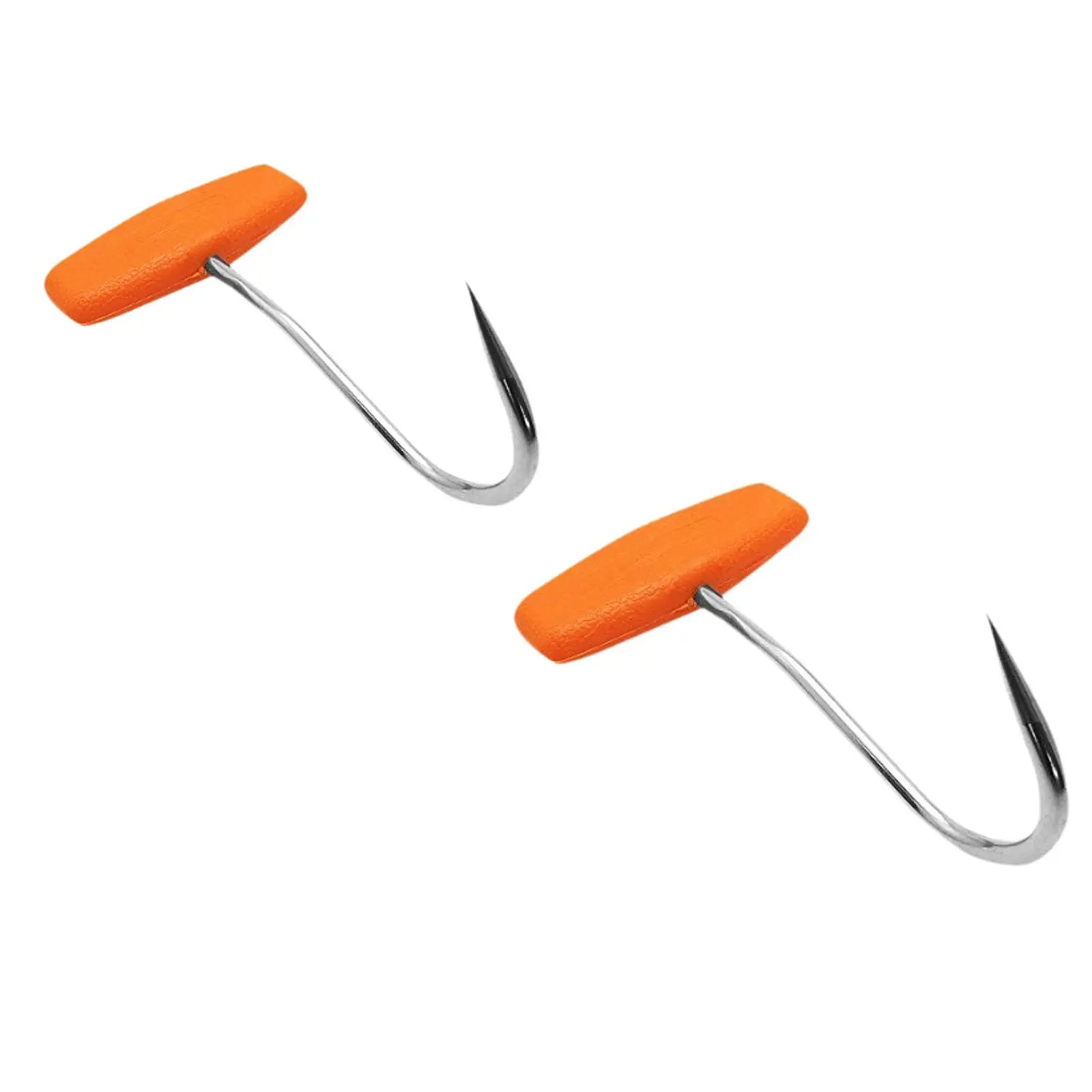 Meat Hook Sturdy Hanging Drying Stainless Steel BBQ Steak Grill Hook for Restaurant Meat Processor Meat Shop Butcher Meat Preps