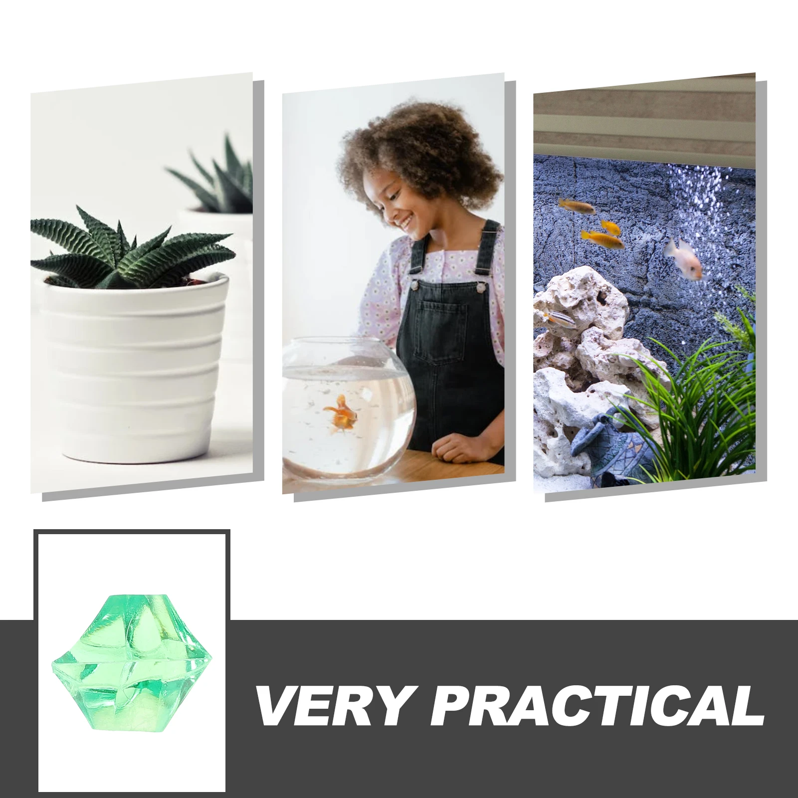 

450pcs Acrylic Fake Ice Cubes Non-Melting Reusable Vase Filler Decorative Ice Cubes For Food Photography Craft Diy Display