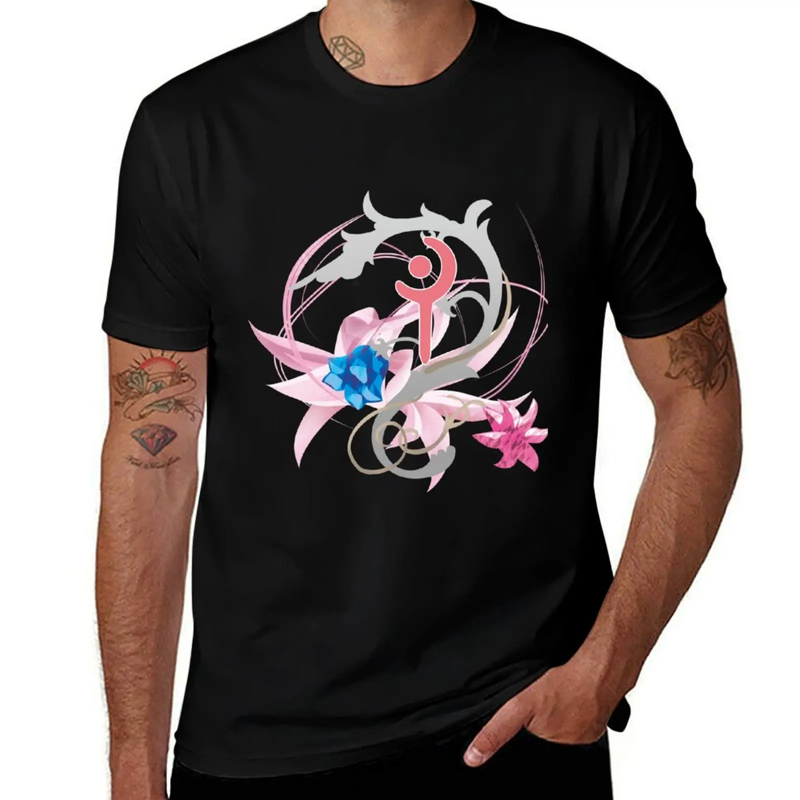 FFXIV White Mage Job Mat T-Shirt Worker Basic Short Sleeve Tee T-Shirt