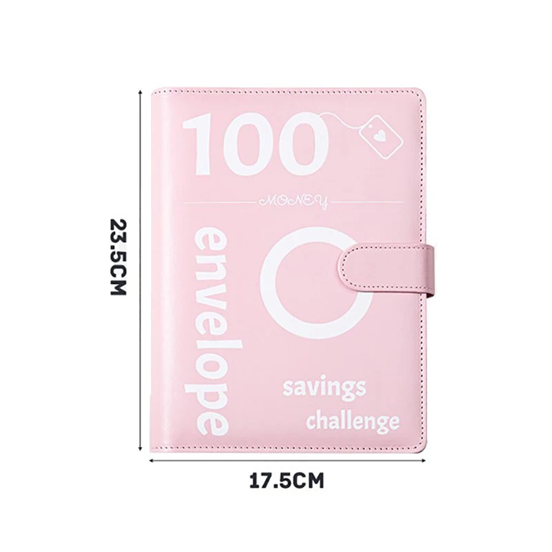 Budget Binder 100 risparmio challenge Book con buste Budget saving Book,Budget Book Binder per Budgeting Planner