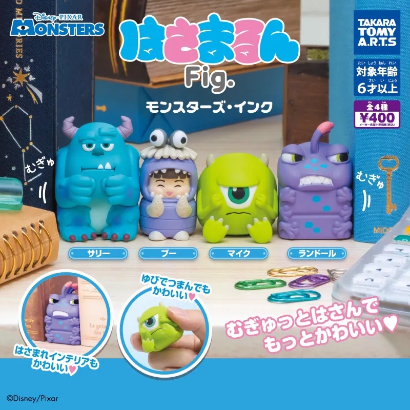 

Оригинальный TAKARA TOMY Gashapon Monsters James P. Sullivan Qversion мини-фигурка аниме коллекционная игрушка подарок коллекция мультяшных персонажей