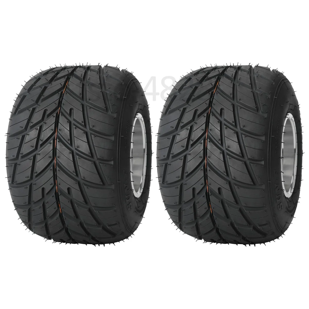 

2 Pack 11x7.10-5 Go Kart Rear Rain Wheel Rim Tyre 5" Rain Tire For Drift Trike Racing Cart ATV DIY Projects