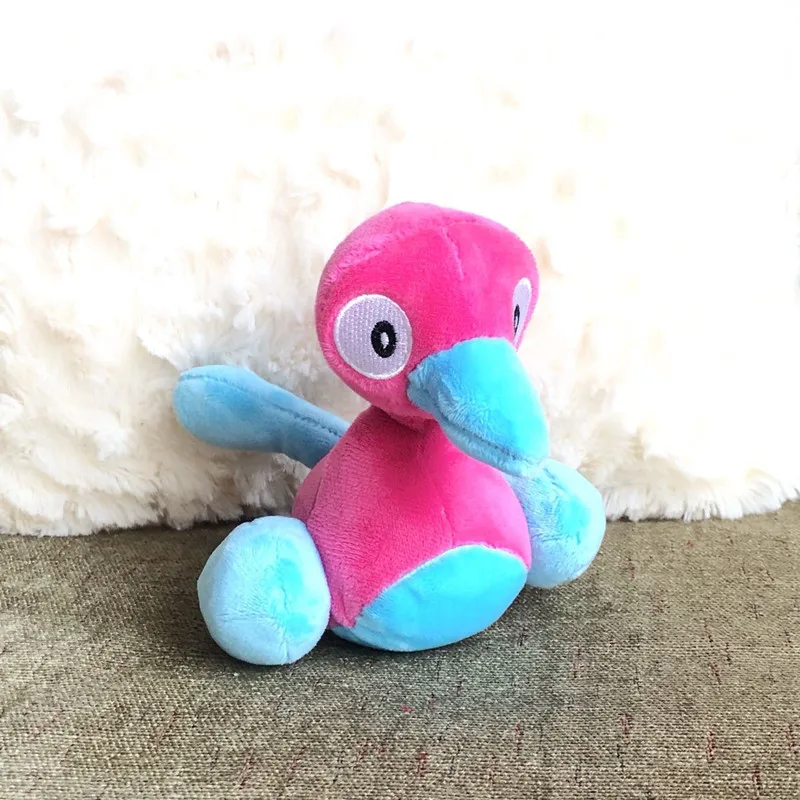 Official Pokemon Porygon Cute Cartoon Plush Toy Stuffed Doll High Quality Xmas Gifts For Children 13CM