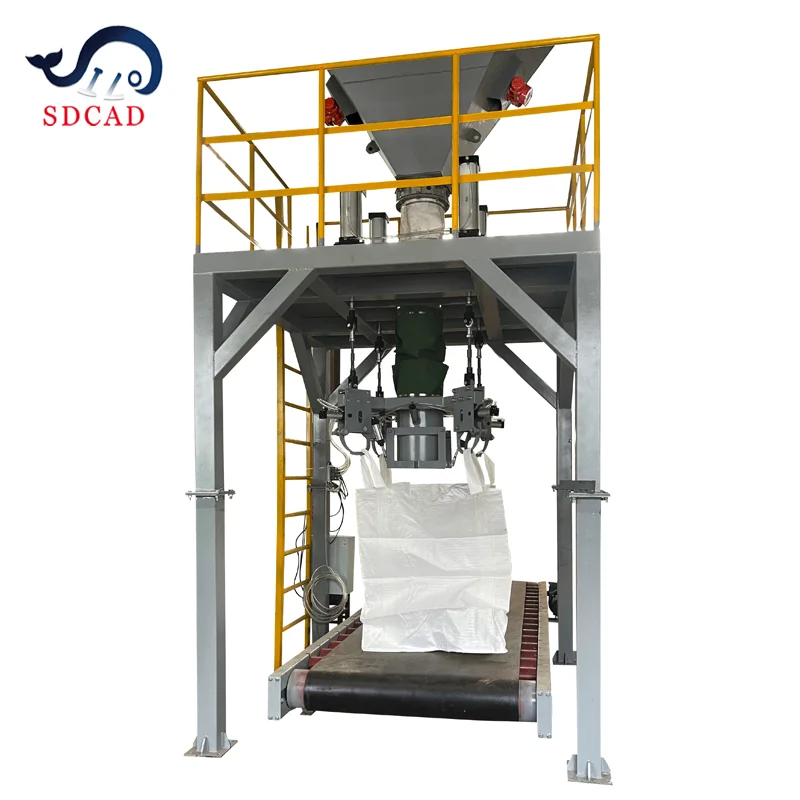 Sdcad Powder Granule Block Sand Cement 1 Ton Jumbo Bag Filling Machine