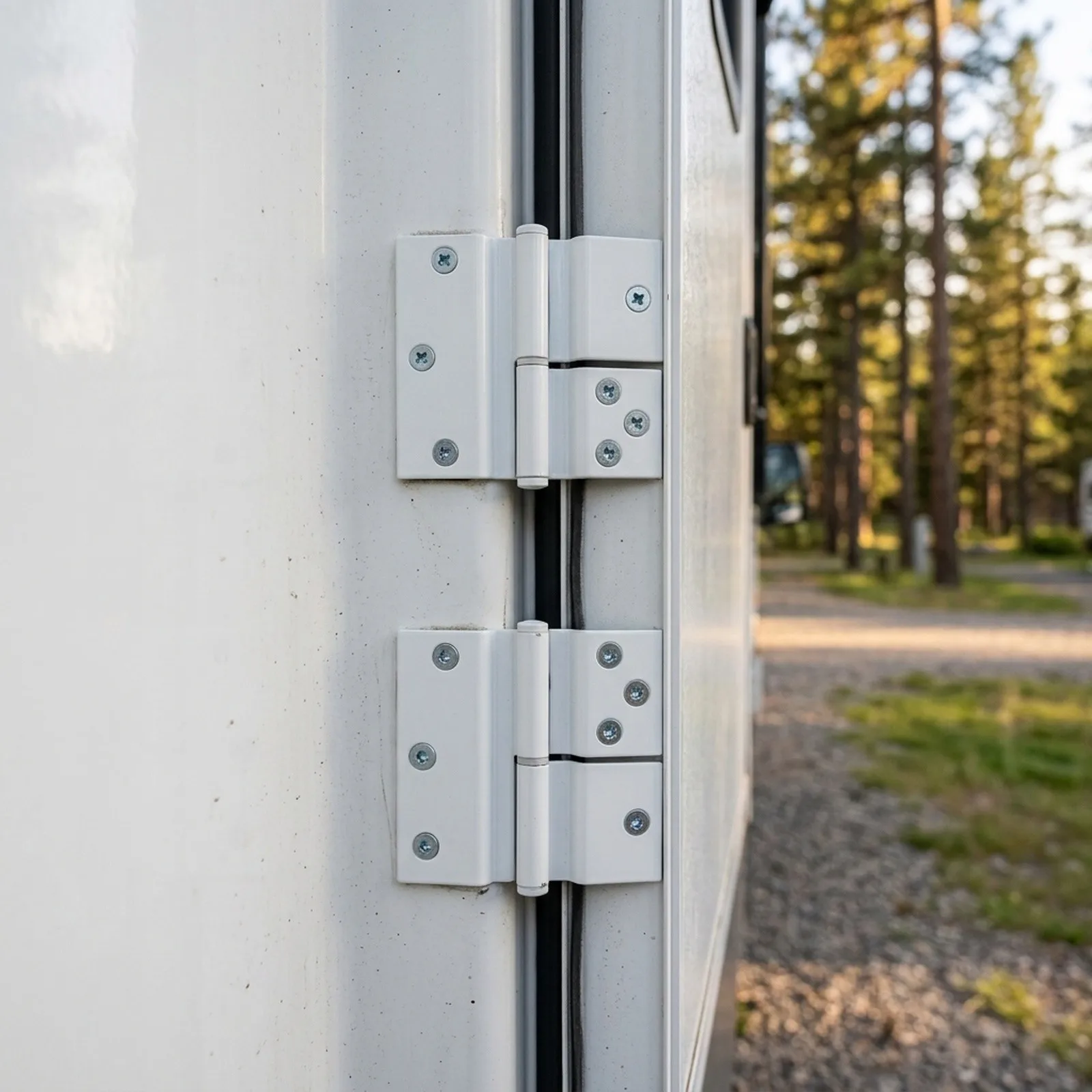 For RV Travel Trailer For Motorhome Entry Door Friction Hinge Assembly Designed for Consistent Door Control and Stability