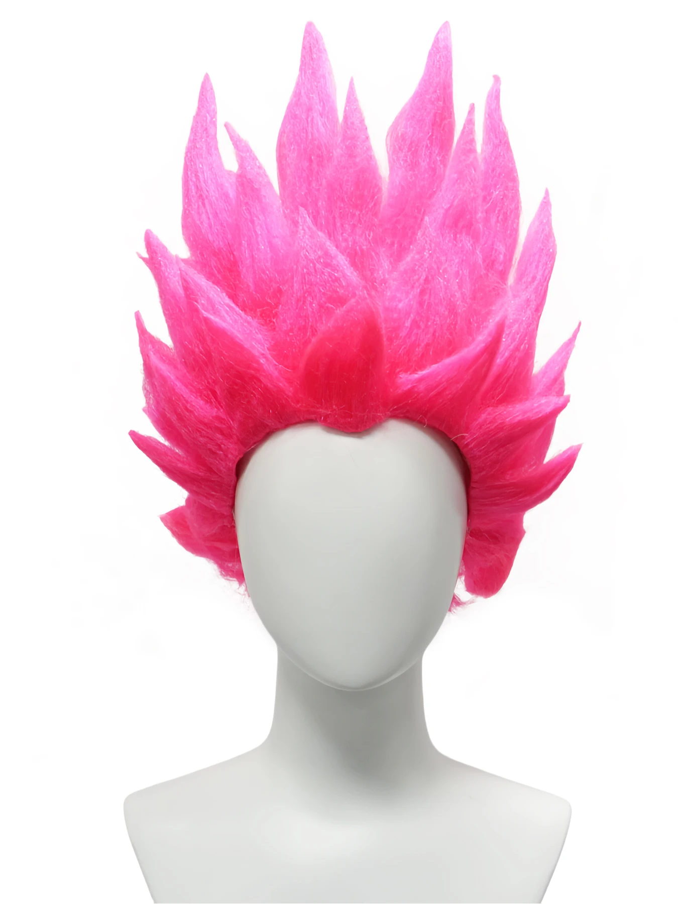 

Dragon Fruit Spike Wig, with a variety of color combinations and a spiky style, perfect for cosplay and parties.