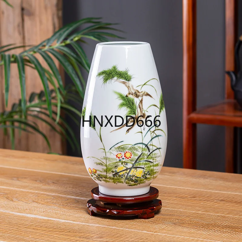 مزهرية زهور من السيراميك على الطراز الصيني التقليدي مزهرية على شكل حيوانات حرف يدوية لديكور المنزل ومقالات تأثيث الأواني والزينة