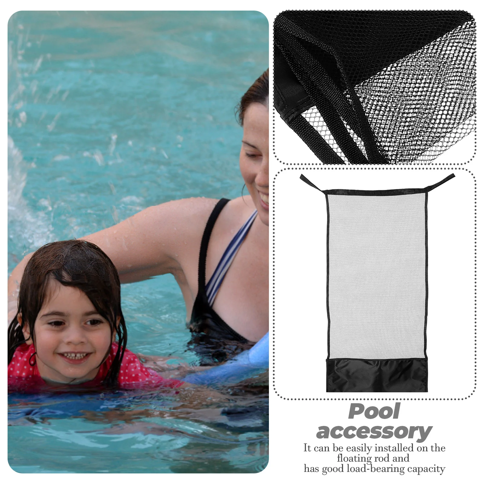 

2Pcs Water Floating Chair Pool Chair Net PVC Portable Swim Float Mesh Strong Capacity Sturdy Resistance Perfect Accessories