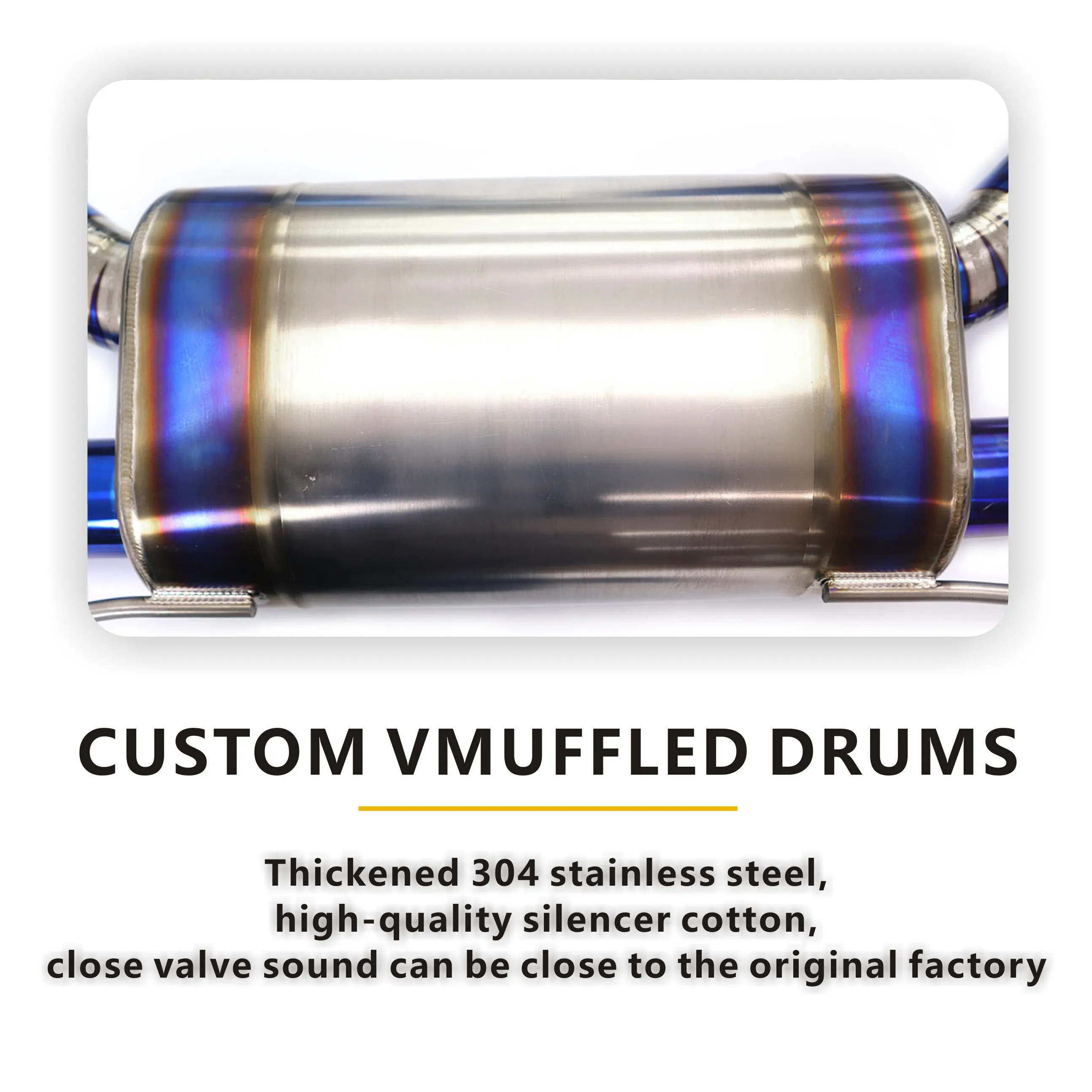 

HMD Catback для BMW X5 X6 M60i 4,4T выхлопная система из титанового сплава, высокая производительность, шокирующая цена с клапаном