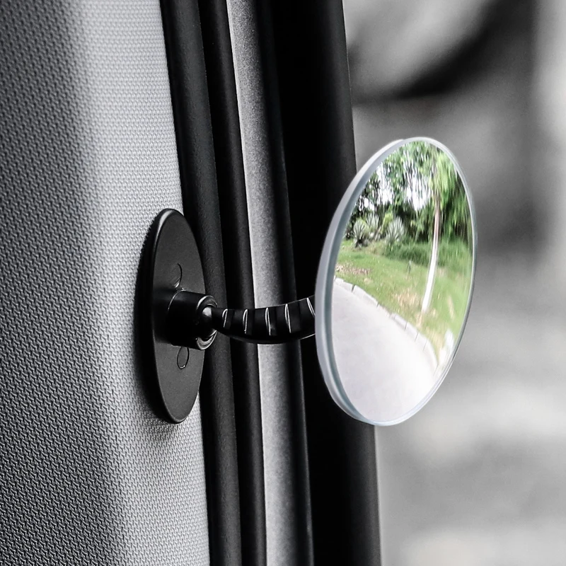 360 Degree Rotable Rimless Universal wide angle Round blind spot mirror Car Rearview Convex Mirror for parking safety