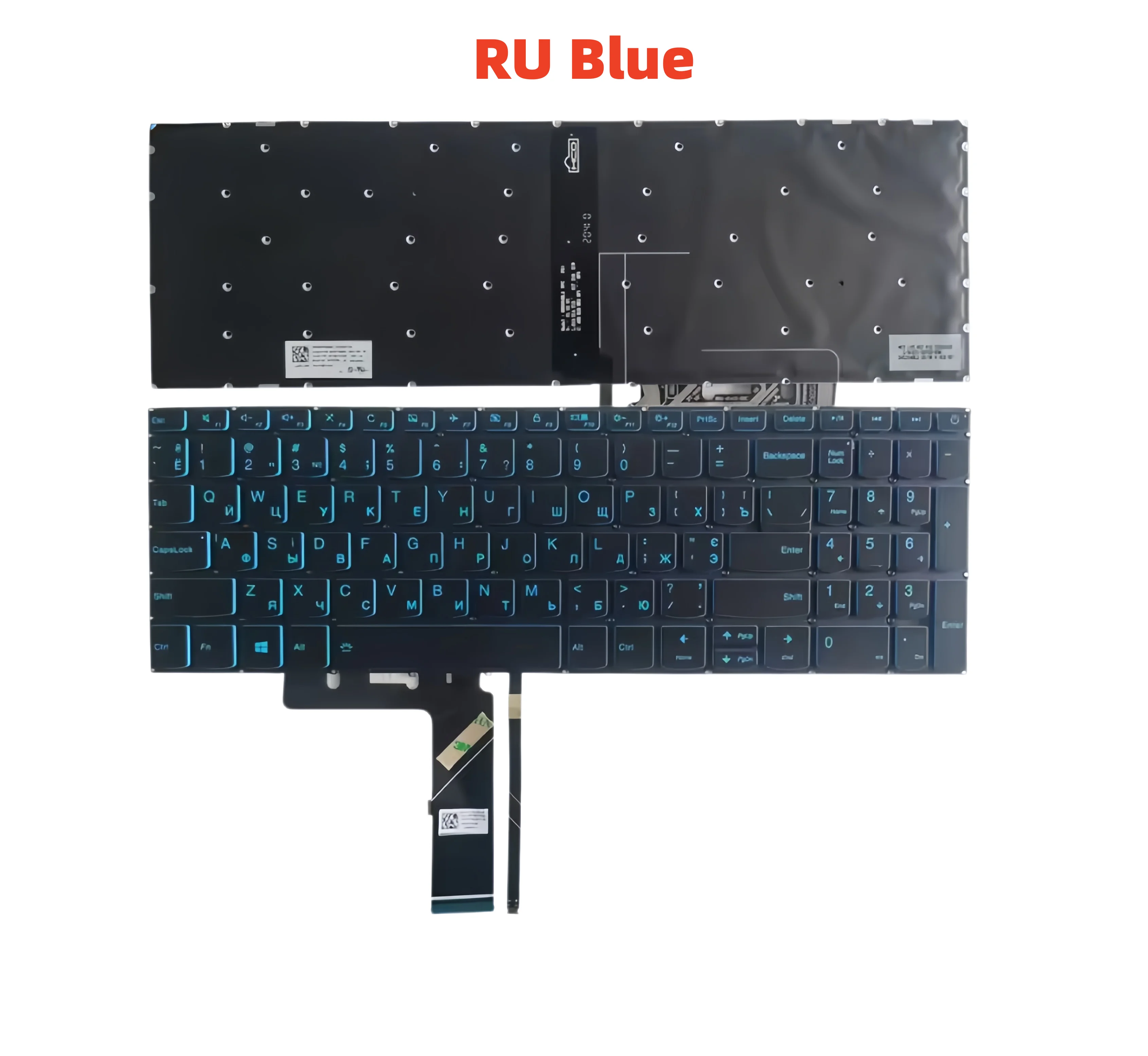 Nuevo teclado retroiluminado RU para Lenovo IdeaPad L340E-15API L340-15API L340-15IWL L340-15IRH L340-17IRH L340-17API L340-17IWL