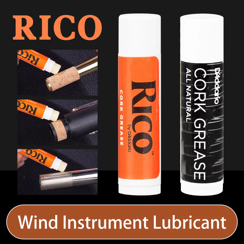 American Rico Cork Grease for Saxophone, Clarinet, Flute, Bassoon, and Other Wind Instrument Mouthpieces