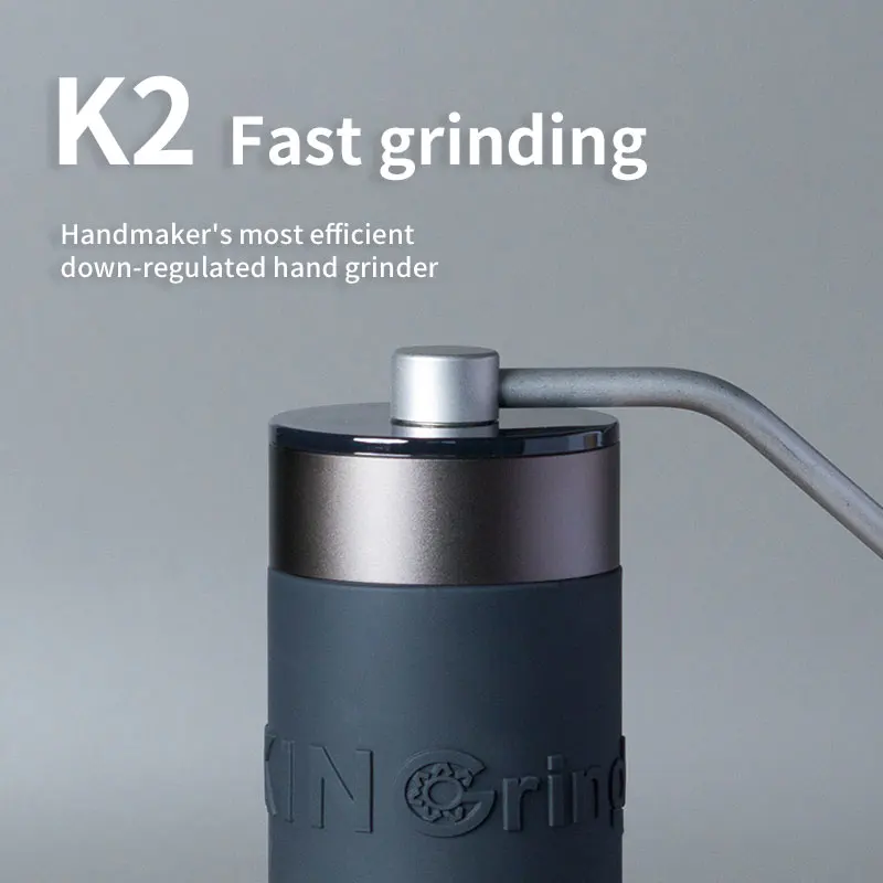 Kingrinder K2 K4 k5 K6 Aluminum Portable Coffee Grinder Manual Coffees Grinder High-end grinding core Burr Coffee Grinders 35g