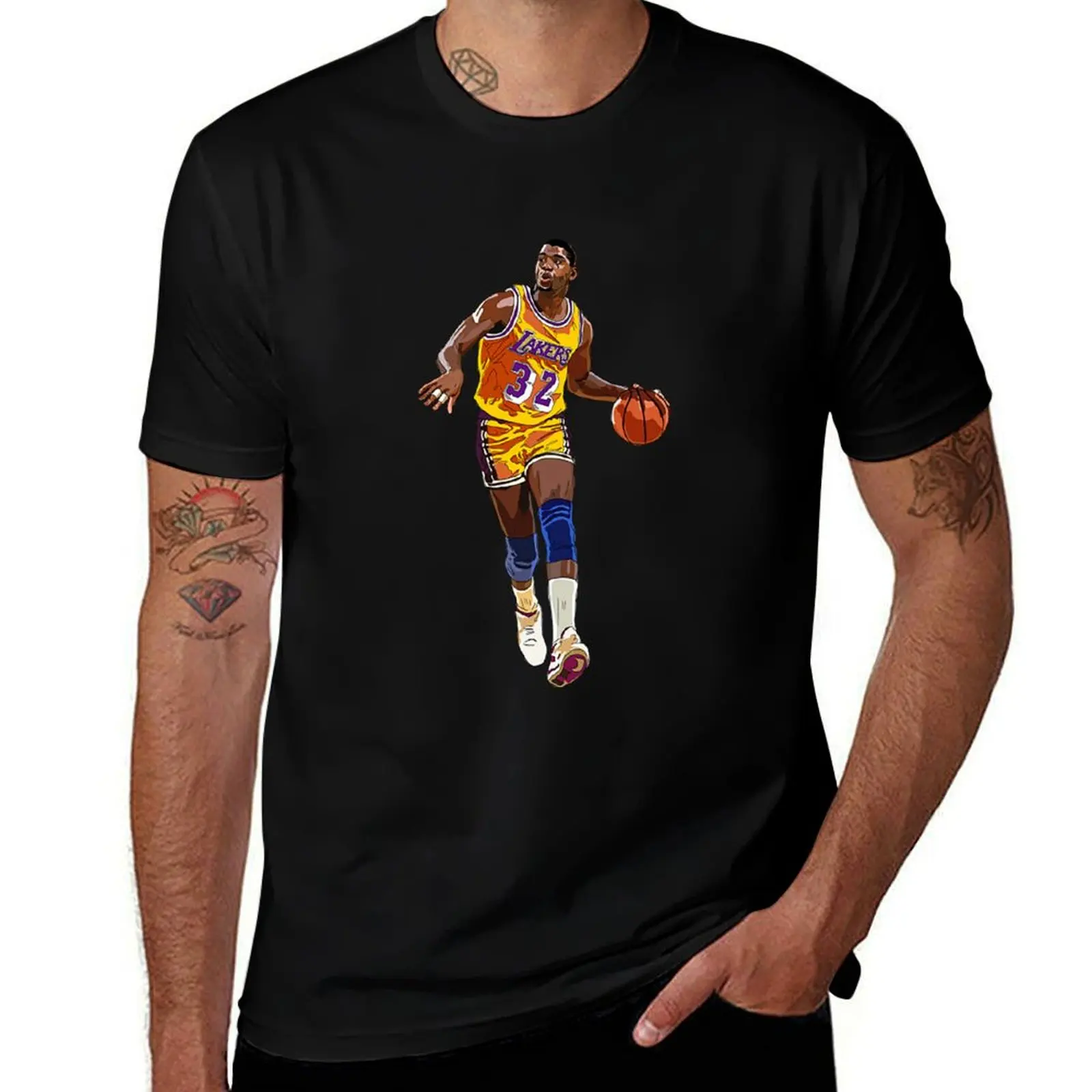 

Magic Johnson T-ShirtVintage Magic T-Shirt affliction shirts vintage clothes summer tops plus size men clothing