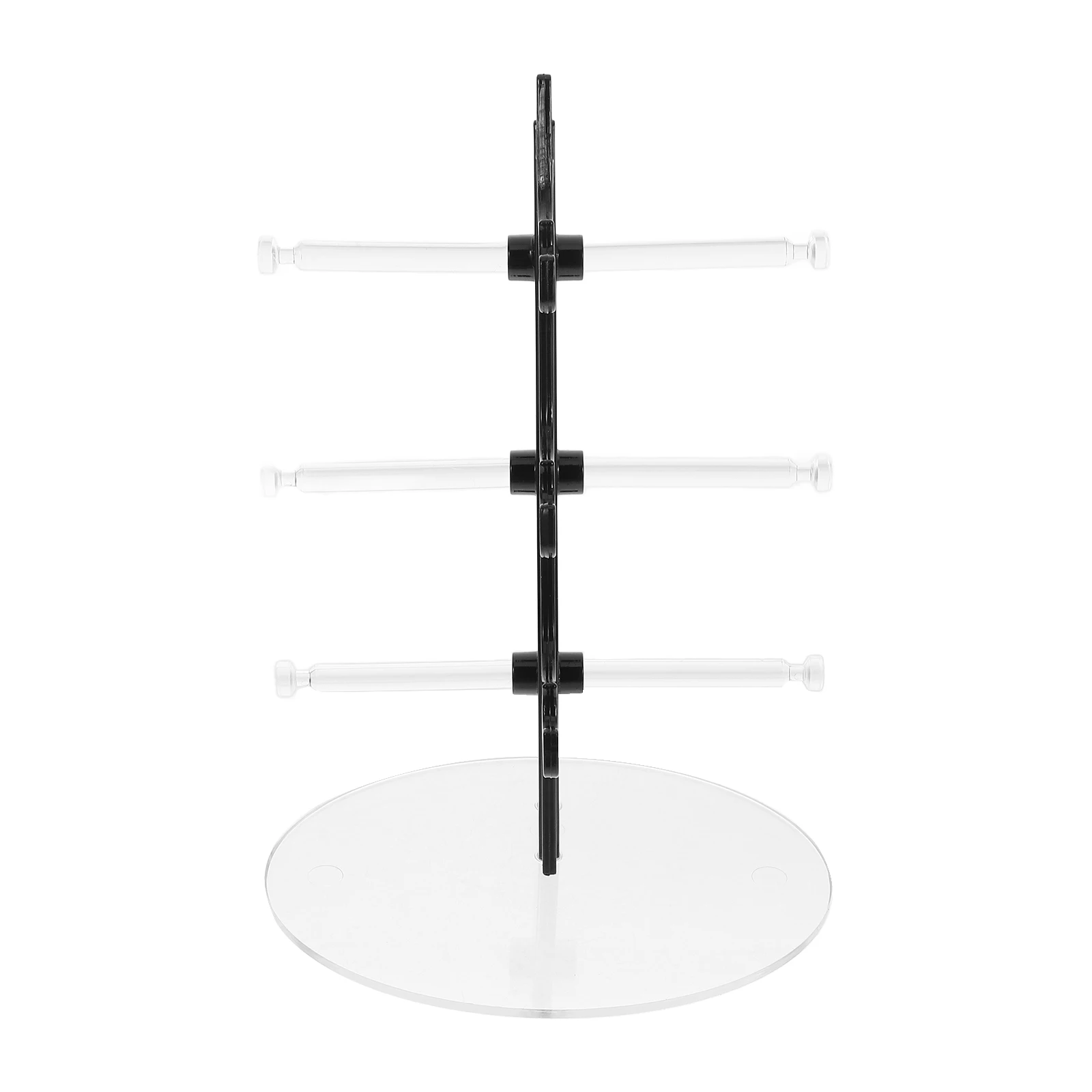 

Sturdy Plastic Glasses Display Rack Sunglasses Holder Organizer for Home Desktop Storage Eyeglasses Stand Shop Showcase Decor