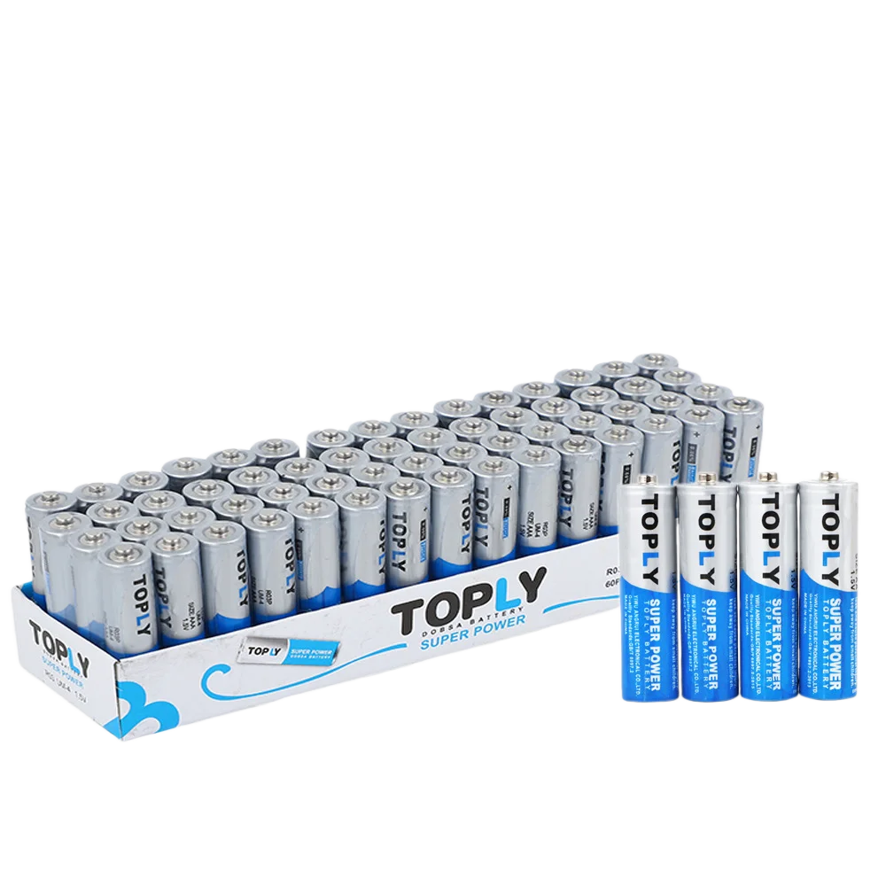 1.5V AAA Carbon Zinc Batteries Heavy Duty Economical Battery Pack 4-32 Pcs for Household Electronic Devices