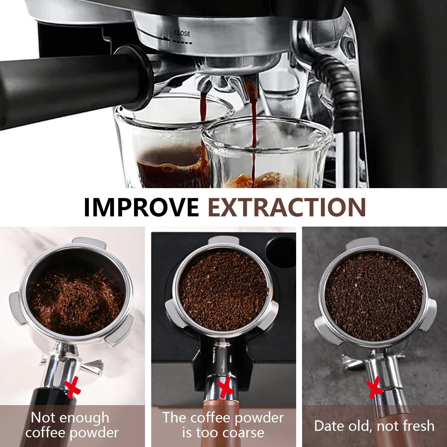 51MM Dubbele Uitloop Filterhou - Delonghi Espresso Ecp3420 recensie en prijs