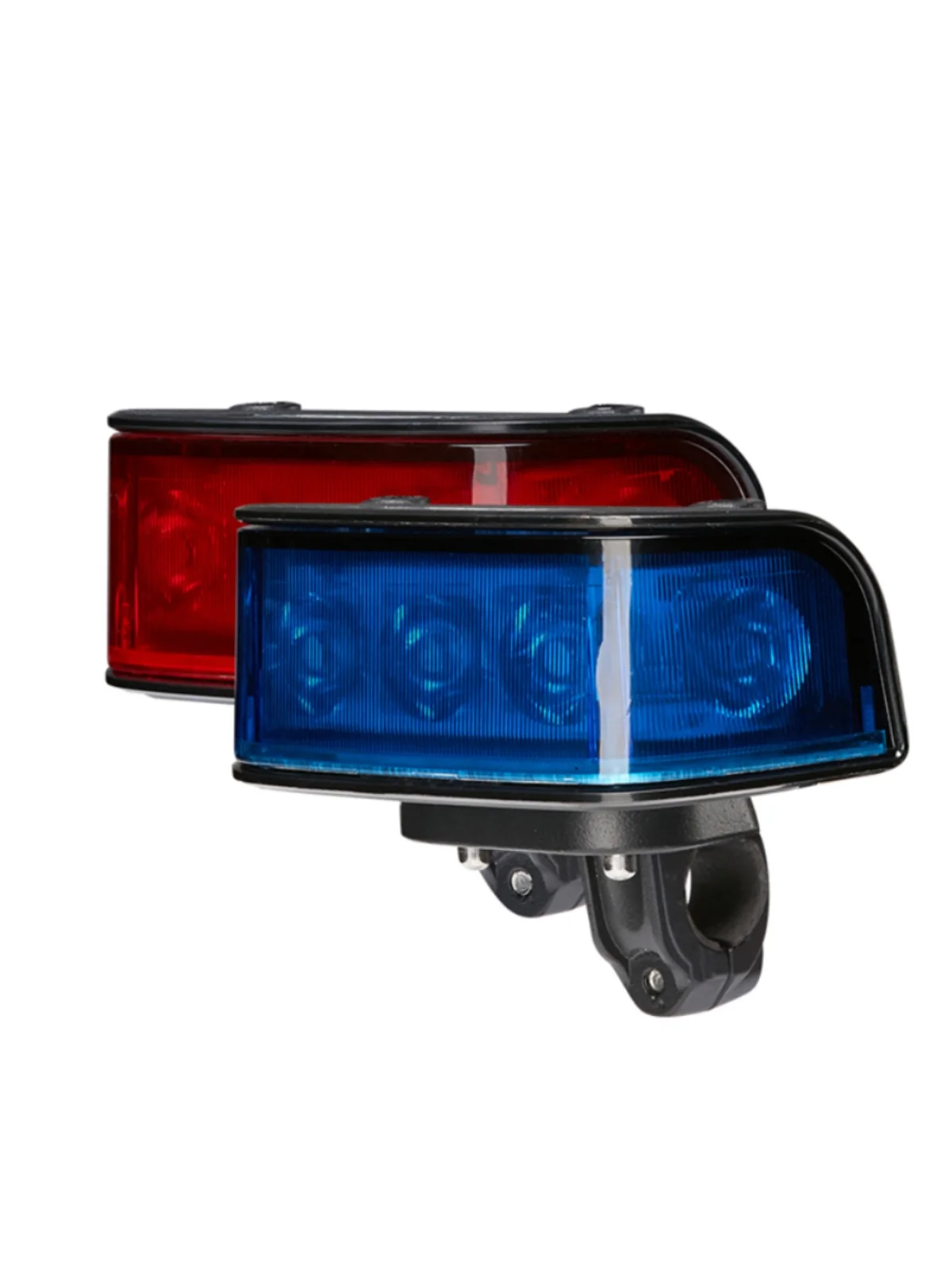 

Senken Motorcycle Light Modification Accessory 12 Volt Iron Riding Explosive Flashing LED Red and Blue Warning Light