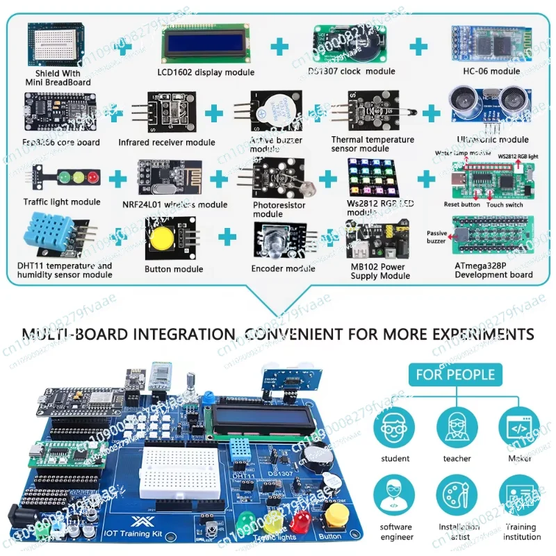 IoT Starter Kit Desenvolvimento Educação Fabricante Arduino Módulo Eletrônico Completo Programável