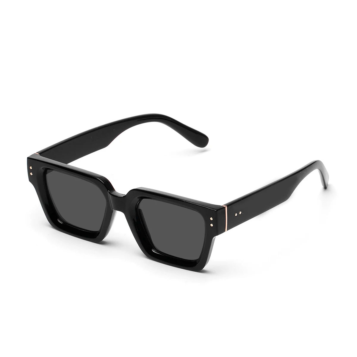 Ruiao-gafas de sol cuadradas de lujo para hombre y mujer, lentes de sol de marca de diseñador, color negro, 2024