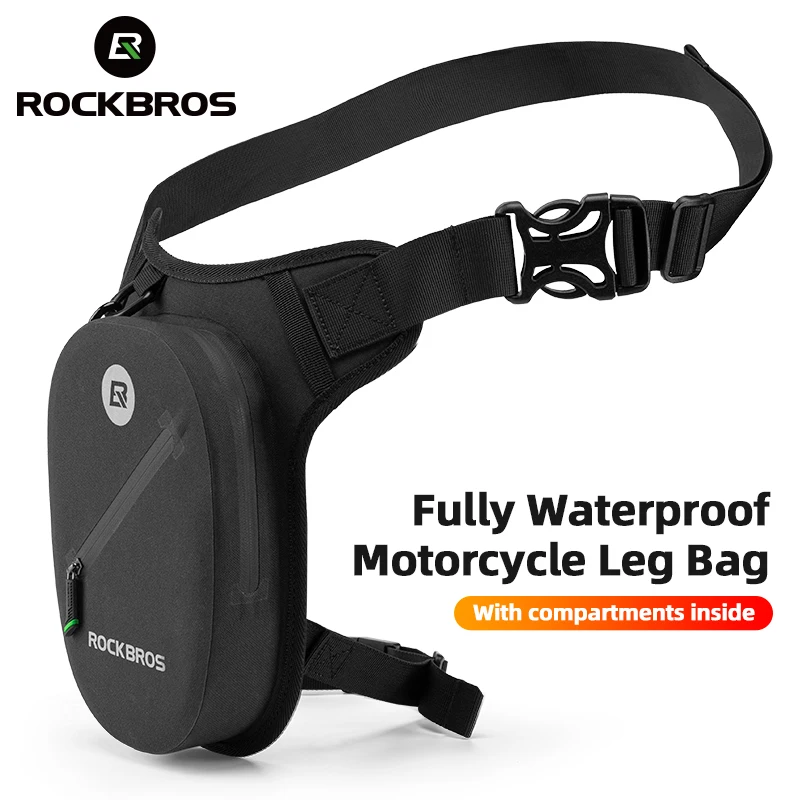 ROCKBROS Waterproof Motorcycle Leg Bag Men Women Rider Belt Bag Scooter Bike Saddle Bag Cycling Accessories