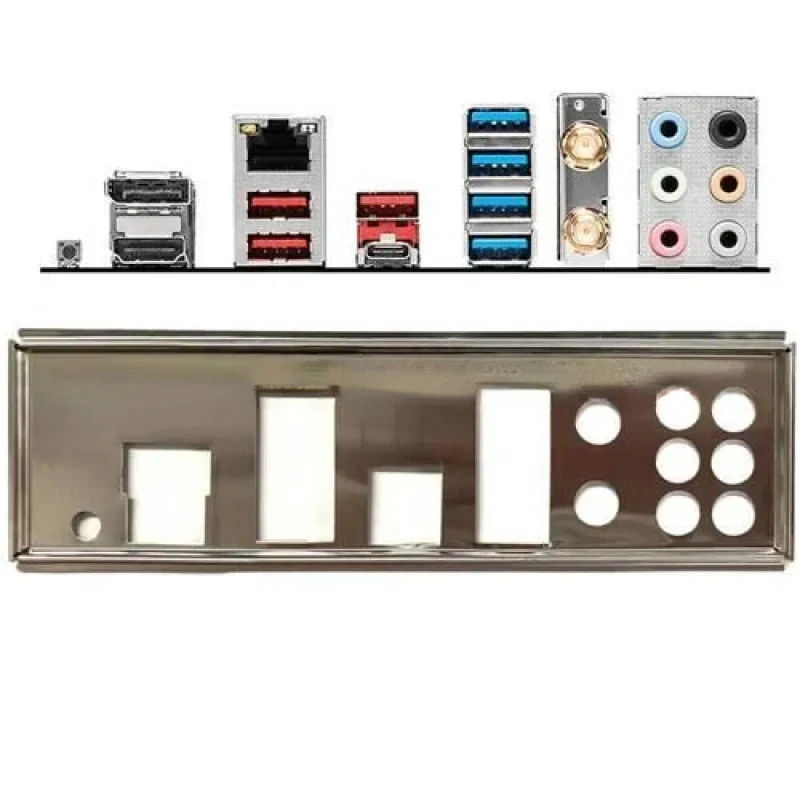 New Factory IO Shield Backplate for MSI PRO B650-P WIFI Mainboard Chassis Rear Bracket Accessory