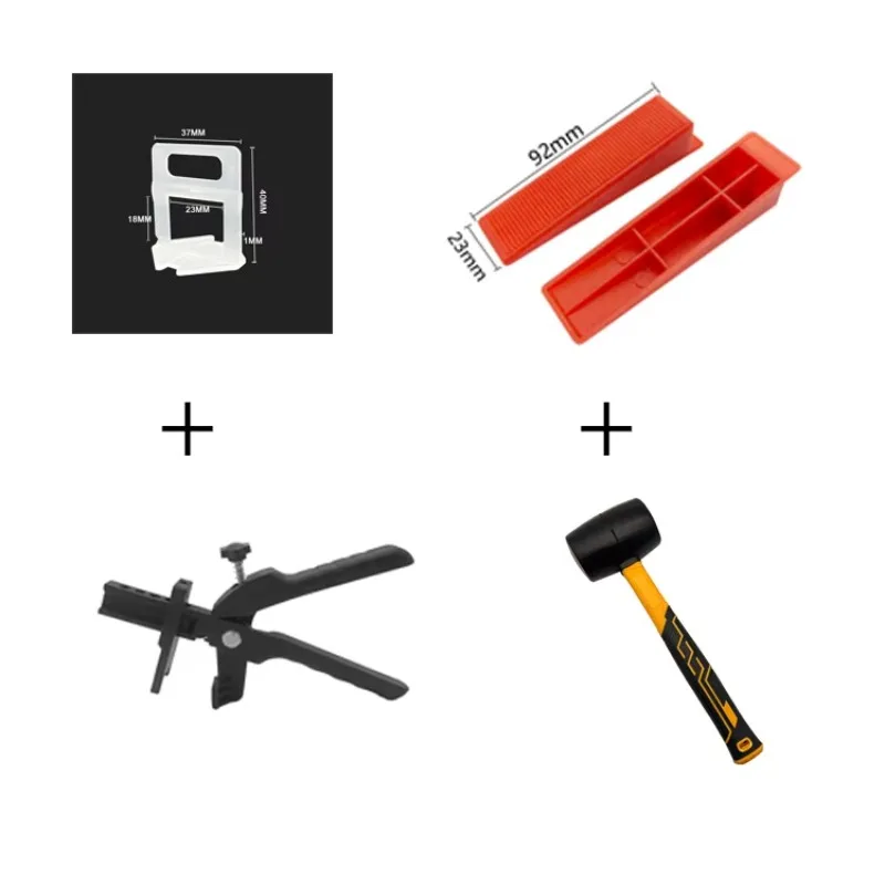 Tile Leveling System Kit With Clips Wedges Tools