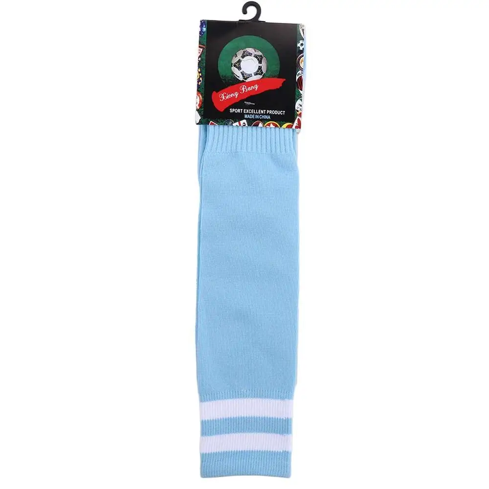 High Quality Striped Long Tube Cotton Spandex Non-slip Soccer Over Knee Socks Football Long Socks Sports Socks Kids Sock