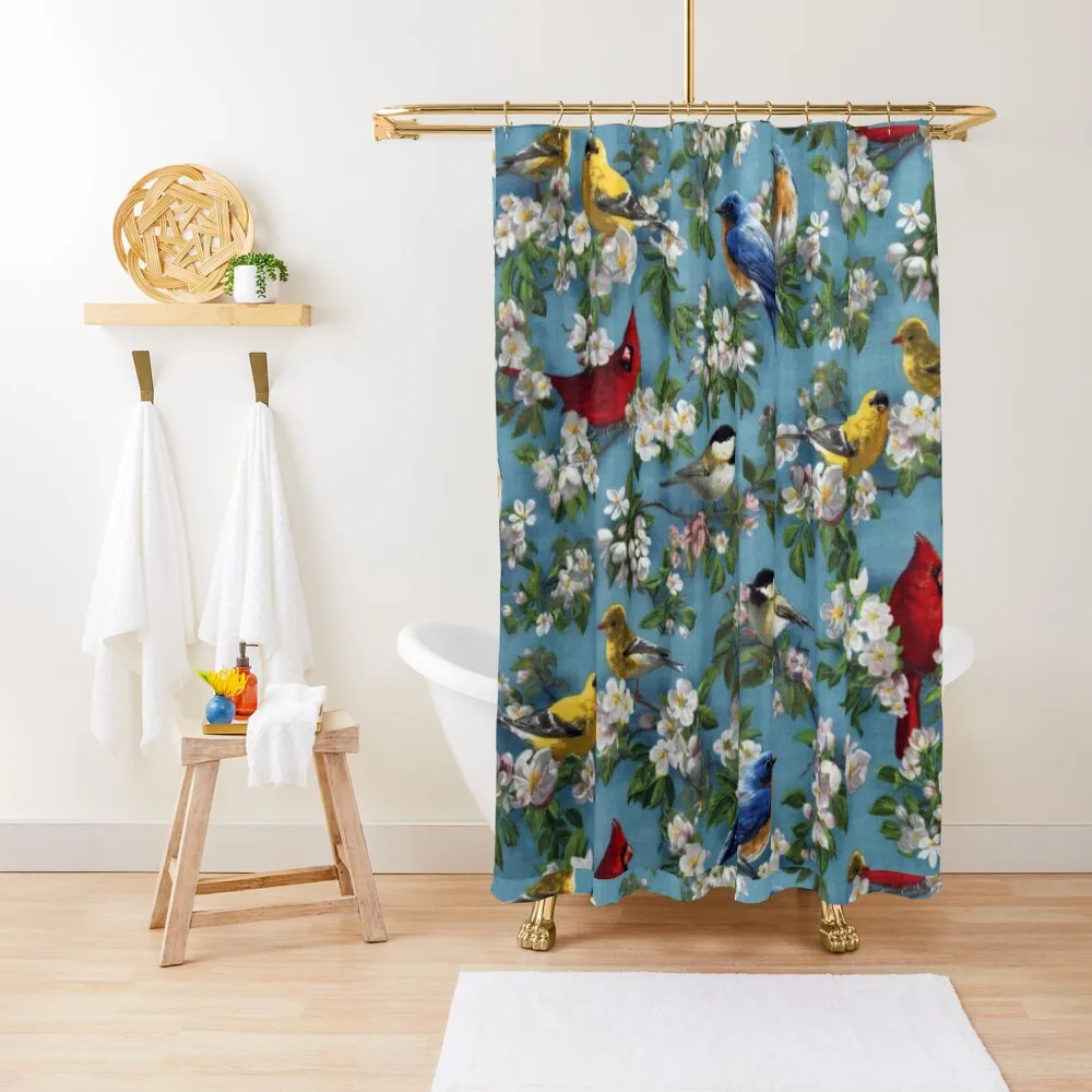 

Vintage birds Shower Curtain For Bathroom Shower Bathroom Deco Modern Showers For Bathroom Curtain