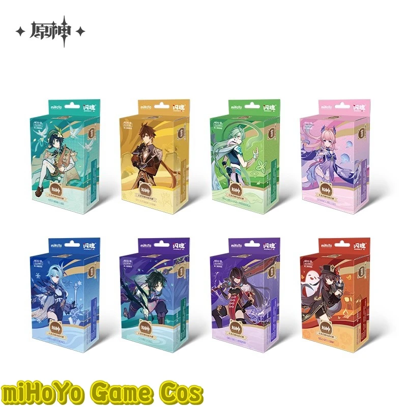 

[Подлинная] игра Genshin Impact Genius Invokation TCG, набор боевых карт, аксессуары для настольных игр для косплея, коллекционные аниме-мультфильмы
