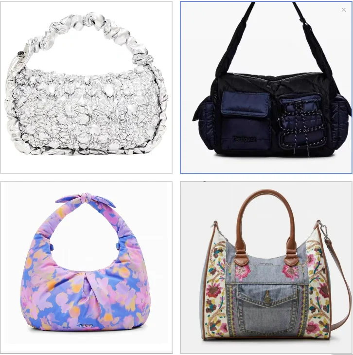 

Новая повседневная и модная сумка через плечо с испанским принтом и вышивкой для экспорта.