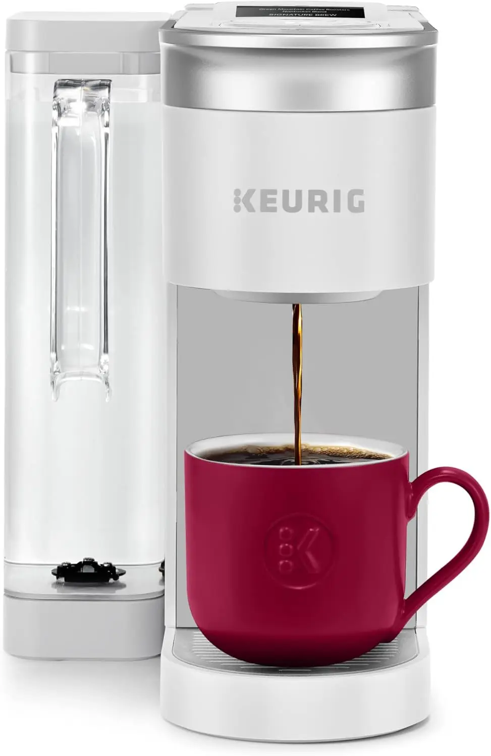 K-Supreme SMART Single Serve Coffee Maker With WiFi Compatibility, And 66oz Removable Reservoir, Compatible with Alexa, White