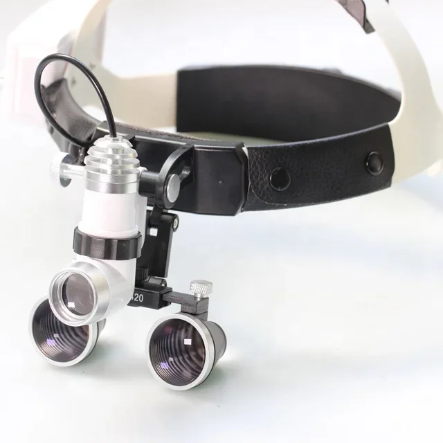 

High Intensity LED Light Loupe Surgical Operation Medical Magnifier With Headlight Surgical Loupes