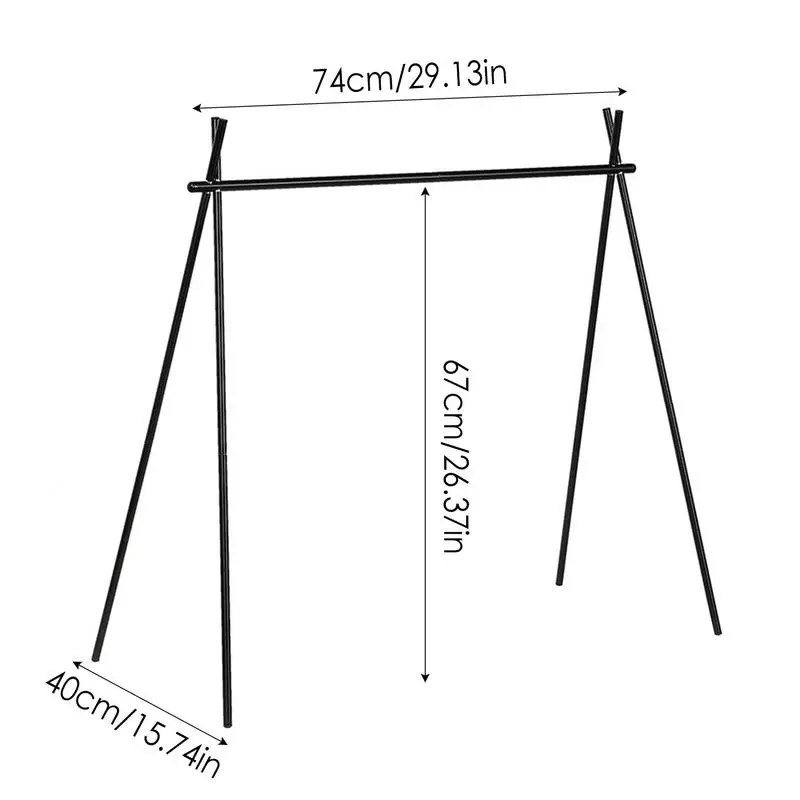 Camping Hangende Rek Plank Draagbare Opvouwbare Outdoor Statief Plank Aluminium Legering Driehoek Hanger Kookgerei Lichthouder