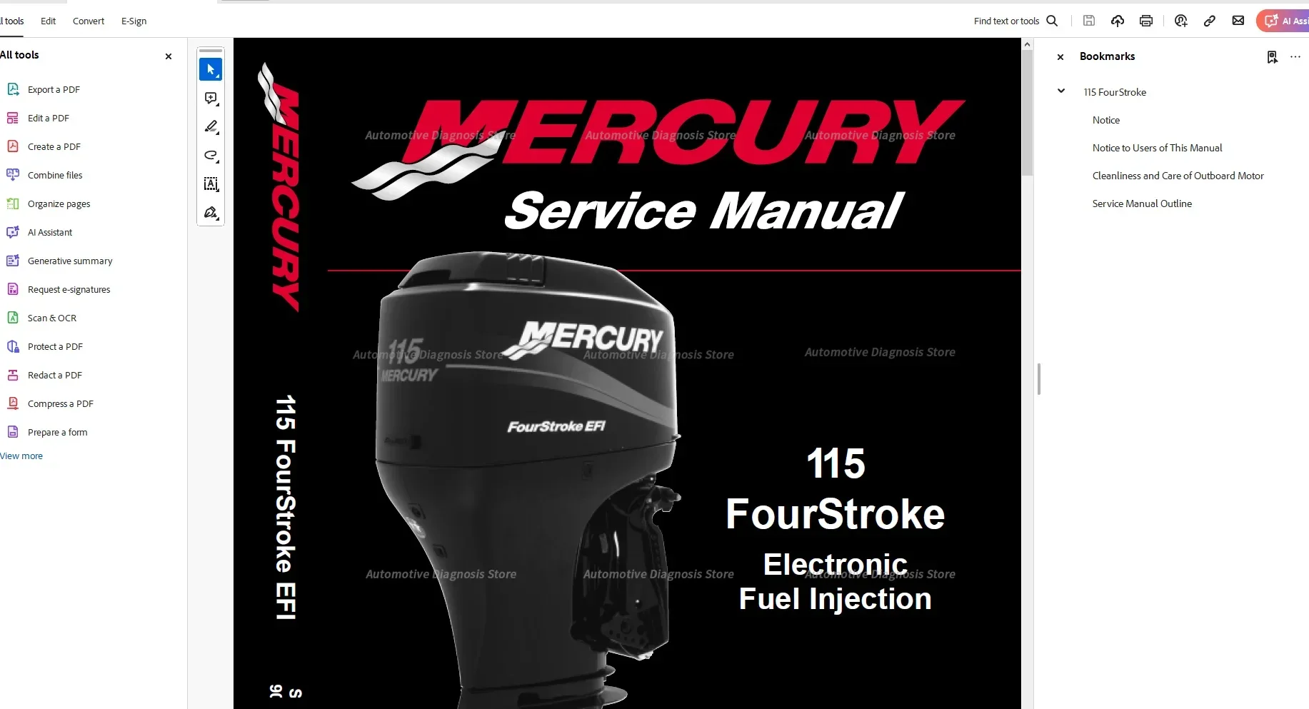  Mercury Computer Diagnosic System Ver 9.05 Update 06.2024