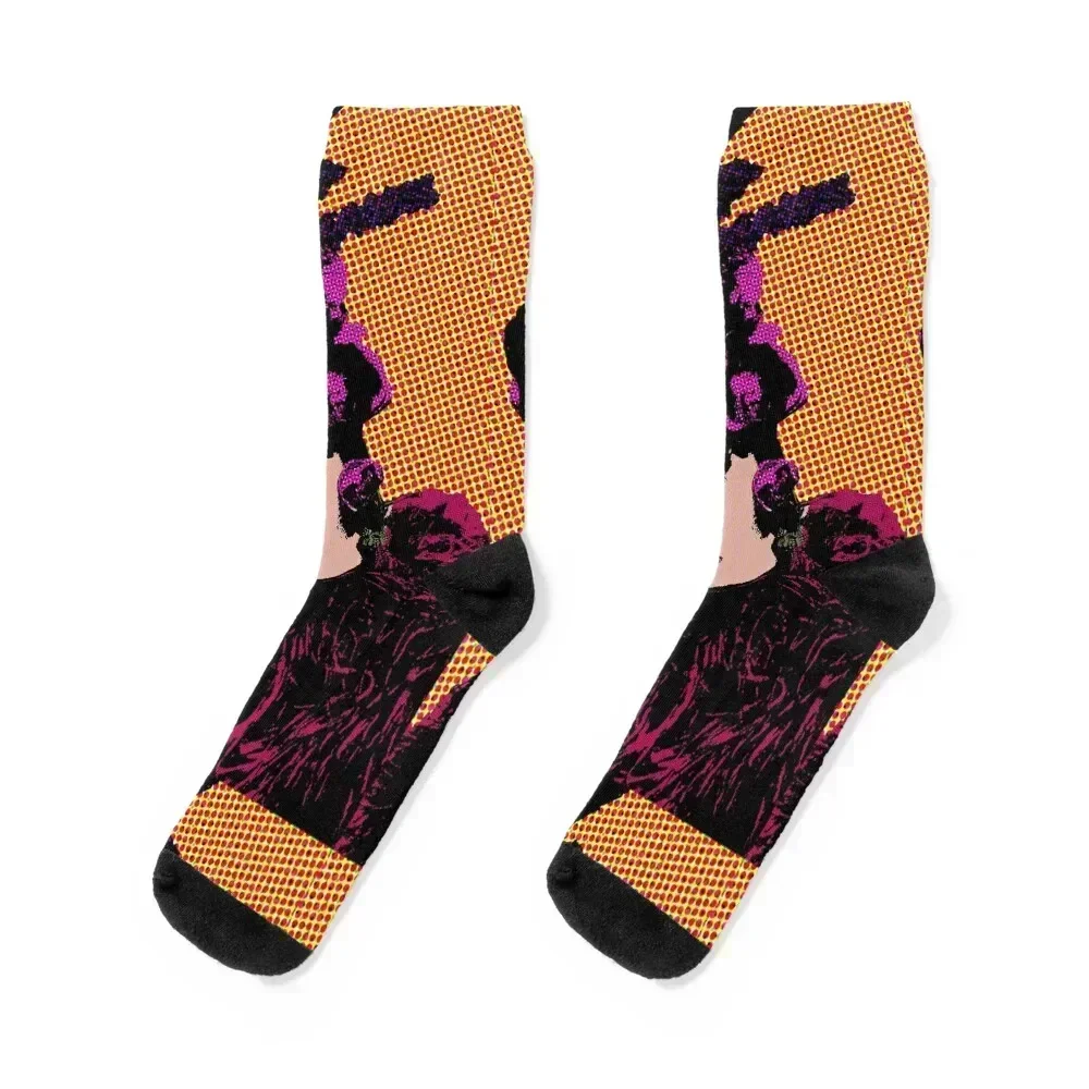 

Sasha Velour drag queen pop art Socks golf colored Hiking boots cool Girl'S Socks Men's
