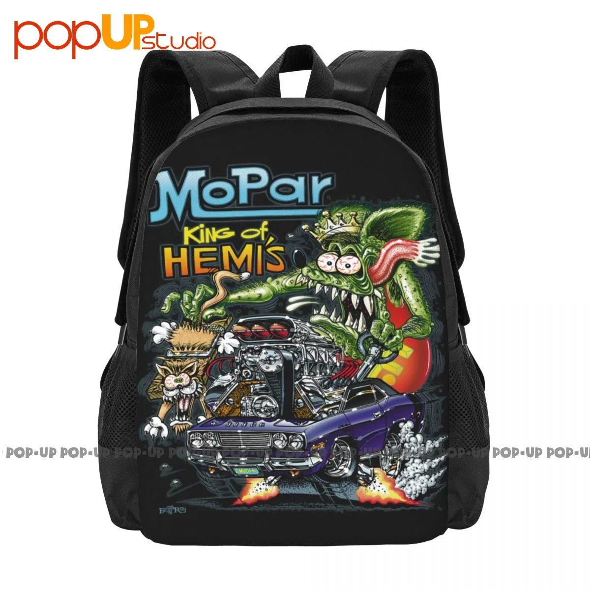 

Rat Fink Hemi King Backpack Large Capacity Newest Shoe Bag Eco Friendly Outdoor Running
