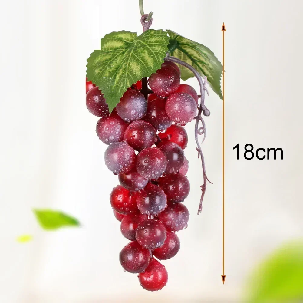 New Artificial Decor Grape Home Fake Fruit Party Plant Crafts Fruits Layout Lifelike Play Toys Props Simulation