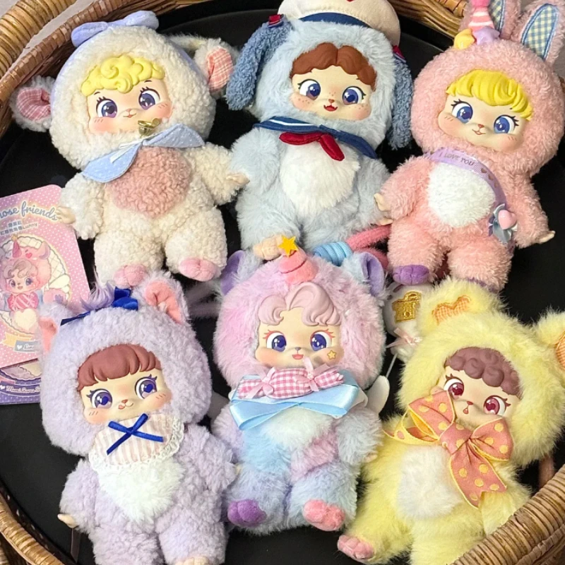 

SIMONTOYS Puffynose Friends Memo Series Blind Box Cute Vinyl Doll Mystery Box Kawaii Anime Character Bag Pendant Collection Toys