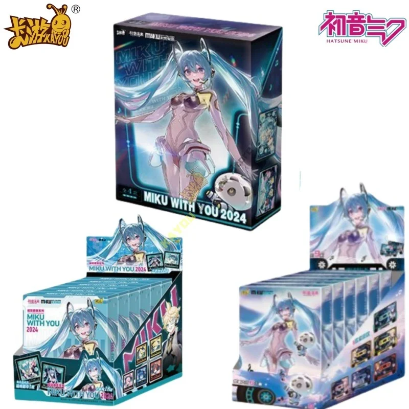 

KAYOU Hatsune Miku Card Rin Len Symphony of Youth Anime Bag Birthday Music Collectible Laser Ticket Cards Children Toy Gifts