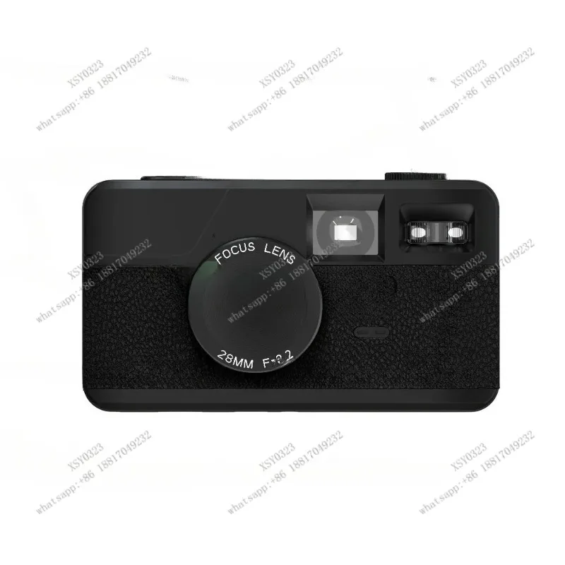Retro Vintage Mini Digital Camera 2025 New 8MP with 8 Filters Flash Screenless for Camping