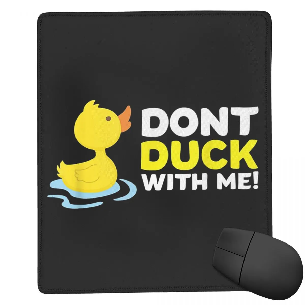 

Коврик для мыши Duck Dont Rubber 7x9 дюймов (22x18 см) для компьютера, клавиатуры, игрового ПК, ноутбука, офиса, аксессуары для стола